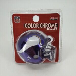 Minnesota Vikings NFL Riddell Color Chrome Pocket Helmet NIB